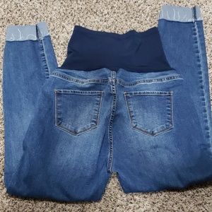 Song maternity crop jeans